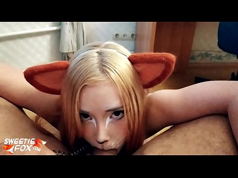 ❤️ Kitsune ກືນ dick ແລະສ້າງຄວາມຫມັ້ນຢູ່ໃນປາກຂອງນາງ ໜັງໂປ້ ຢູ່ພວກເຮົາ ❌